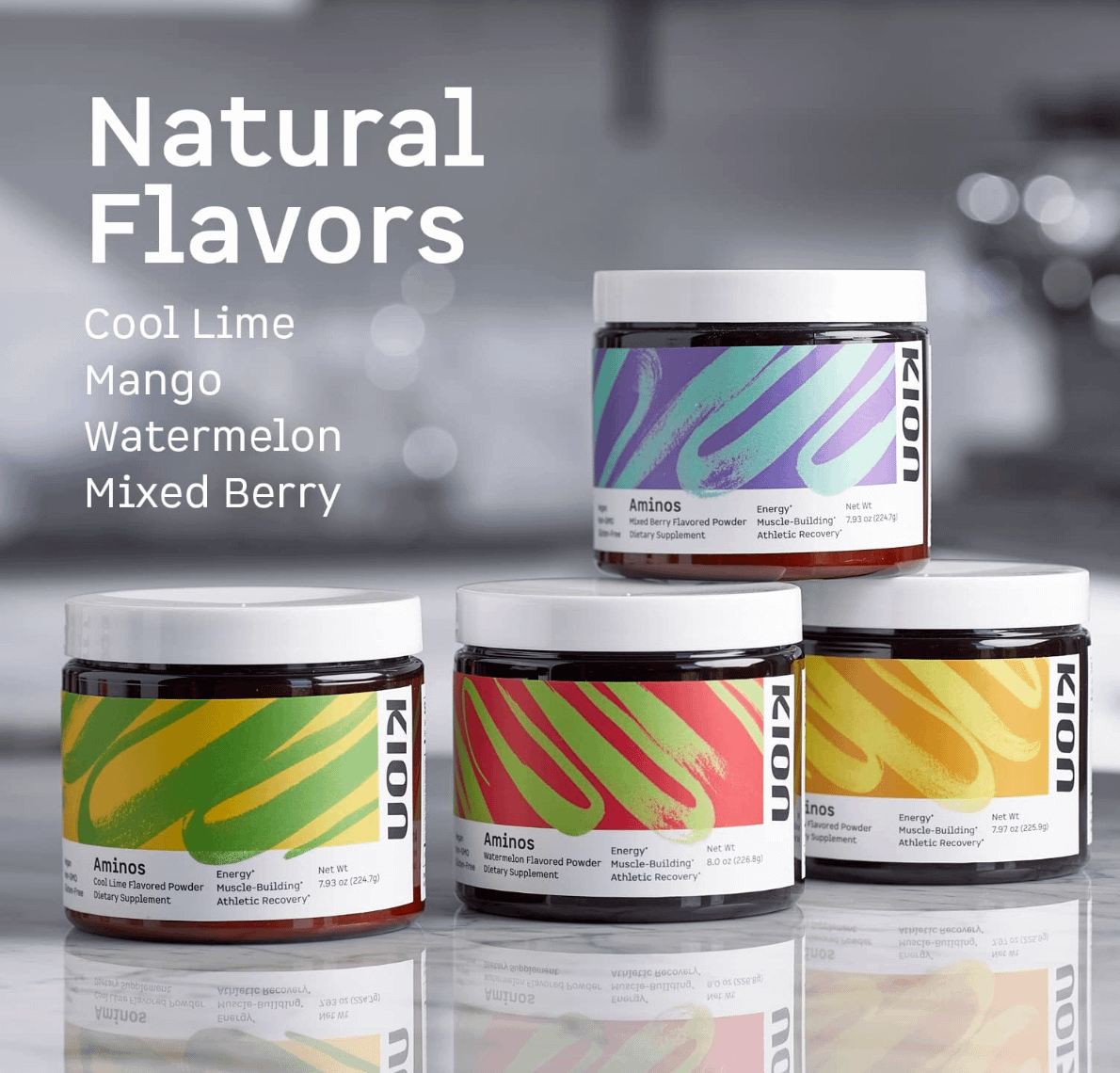 Amino Acids Supplement for Muscle Recovery, Essential Energy Without Caffeine, EAAs Amino Acids Powder, BCAAs Amino Acids